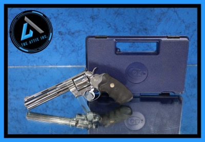 Original Gen 1 Colt Python 357 Mag Bright Stainless With Box
