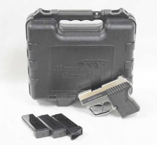 Magnum Research Micro Desert Eagle 380 ACP 2.2" W/CASE NICKEL FINISH PENNY