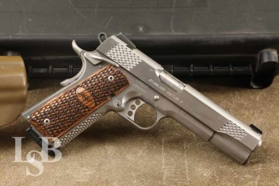 Kimber Custom Shop Stainless Raptor II 45 ACP 5" SA Semi-Auto Pistol & Case