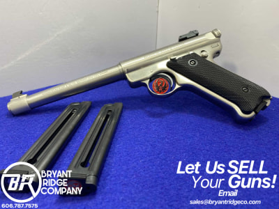 1986 Ruger Mark II .22 LR Stainless 6 7/8" *POPULAR TARGET SHOOTING PISTOL*