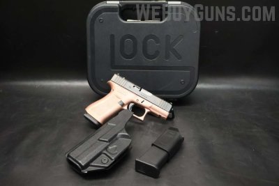 Pink Glock 43X Semi Auto Pistol 9x19mm