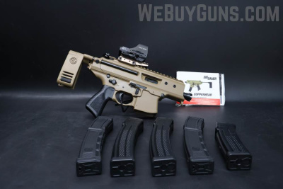 Sig Sauer MPX w/ Holosun 510C Optic Semi Auto Pistol 9MM