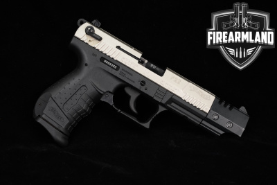 Walther P22 Target Smith & Wesson Import 22LR 5" Two-Tone Nickel