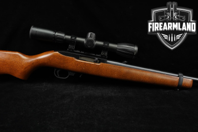 2013 Ruger 10/22 Carbine, Hardwood 22LR 18.5" Blued 10 22 1022 Rifle +OPTIC