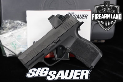 Sig Sauer P365X 9mm 3.1" ROMEOZero Red Dot P 365 X +2 MAGS, ORIG CASE