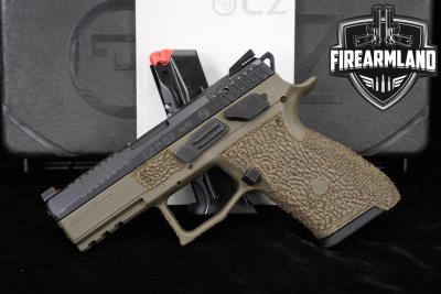 CZ P-07 Gen 2 9mm 3.75" P07 Two-Tone OD Green +2MAGS, ORIG CASE