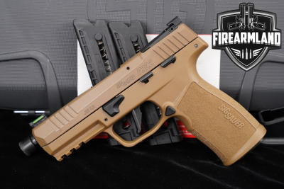 Sig Sauer P322 22LR 4.0" Tan FDE P 322 Threaded +3MAGS & ORIG CASE