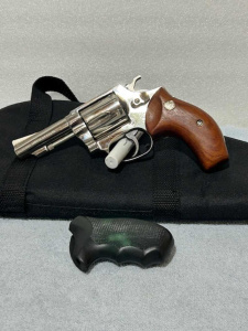 Smith and Wesson model 37 Airweight .38spl 3" S&W Factory NICKEL 38 spl NR