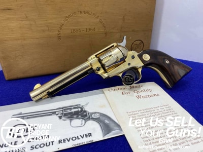 1964 Colt Frontier Scout General Hood .22LR 4.5" Gold *ONLY 1503 MADE*
