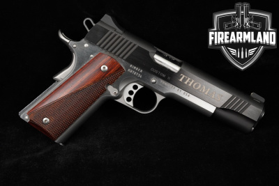 Kimber Custom II Two-Tone 45 ACP 1911 5" Black & Stainless Target Pistol
