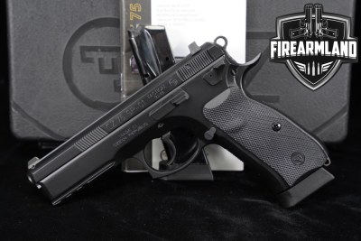 CZ 75 SP-01 Tactical 9mm 4.6" +TRU-DOT TRITIUM, 2 MAGS & ORIG CASE