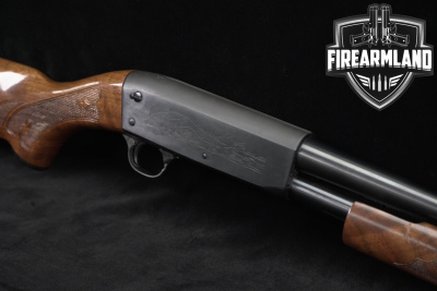 1950s Vintage Ithaca Model 37 Featherlight 20-Gauge 2 3/4in 26" Engraved