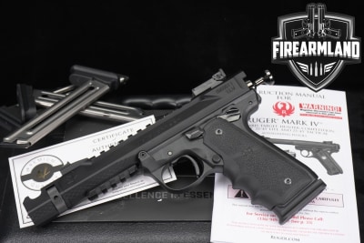 Volquartsen Ruger Mark IV 22/45 Black Mamba LLV 22 LR 4MAGS +ORIG CASE+ COA