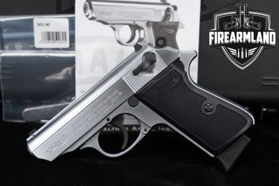 Walther PPK/S 22LR 3.25" Nickel DA/SA PPKS +ORIG CASE