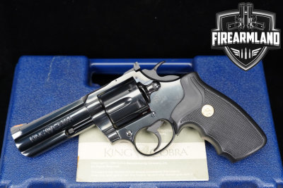1989 Colt King Cobra First Generation 357 Magnum 4" Snake Gun +ORIG CASE