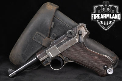 MATCHING NUMBERS Mauser Luger P.08 1939 Wehrmacht Eagle Stamp 9mm 4"