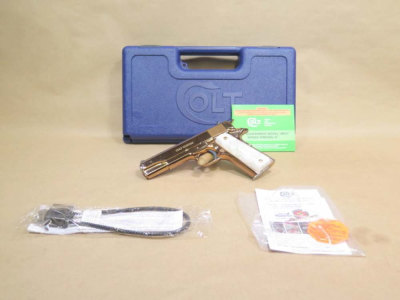 Colt 1911 Government Series 80 38 Super Custom Shop Rose Gold No Reserve