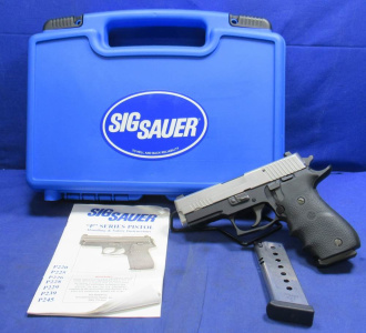 SIG Sauer P220R Elite .45 ACP semi-auto pistol w/ Factory Case, 2-8rd. Mags