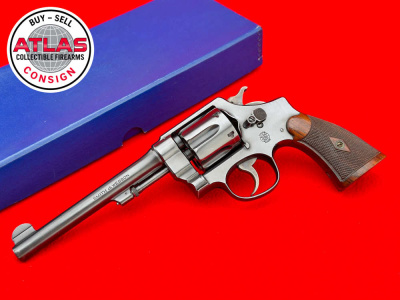 PRE WAR 1929 Smith & Wesson 44 S&W Hand Ejector 2nd Model 6.5" BLUE 5-SCREW