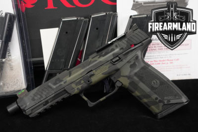 Ruger-57 5.7x28 Camo Optics-Ready Tactical +4MAGS, XTRA BARREL & OG CASE