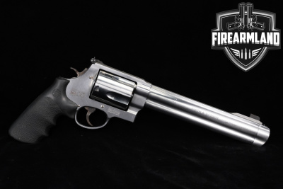 Smith & Wesson Model 500 S&W Magnum 8.38" Satin Stainless DA/SA