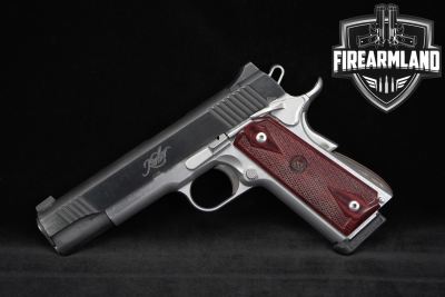 Kimber Custom II 2 Two-Tone 45 ACP 1911 5" Black & Silver + WC COMBAT MAG