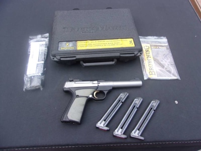 Browning Buck Mark Camper SS UFX .22lr Pro Target 5.5" Stainless $1START