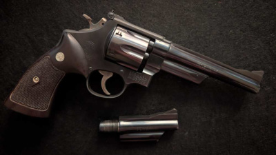 1967-68 Smith & Wesson Model 28-2 6" .357 Magnum S Series w Extra 4" Barrel