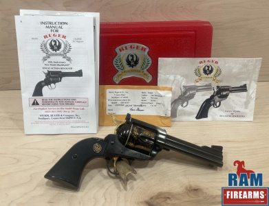 **LNIB** RUGER NEW BLACKHAWK 50th ANNIVERSARY, 357 MAG, 4 5/8" BBL.