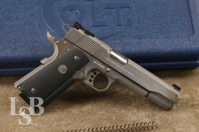 Colt 1911 Stainless Gold Cup Trophy .45 ACP 5" Semi Automatic Pistol