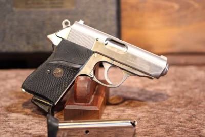 Interarms Walther PPK/S .380 acp 3" bbl Stainless w/ Box Two Mags
