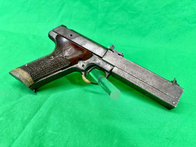 Colt Woodsman .22 LR 4.5” Barrel w/Barrel Weight “Custom Target Grips”