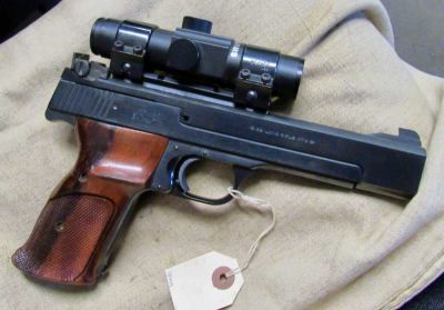 Smith & Wesson Model 41 .22 LR Target Pistol W/ Scope 1980's .01 NO RESERVE