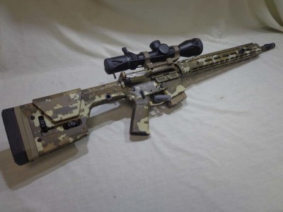 Aero Precision M4E1, 6mm ARC, 18" Desert Geo build for precision -Excellent