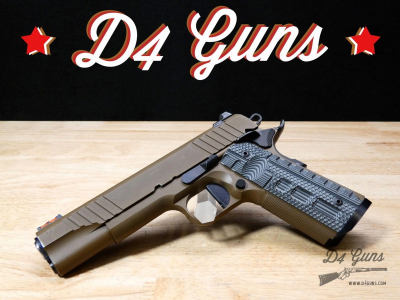 Bul Armory 1911 - 9mm - XLNT w/ Sig Sauer Barrel & G10 Grips + FDE Cerakote