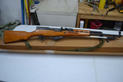 Norinco/PolyUSA Type 56 SKS 7.62X39 s/s rifle 20" barrel, all numbers match