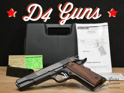 Armscor M1911-A1 FS - .45 ACP - 1911 A1 - MFG 2003 - OG Case - Philippines