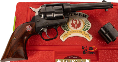 Ruger New Model Single Six 22 LR w/ extra 22 Mag cylinder Durys # 36173