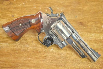 60's Era Smith & Wesson Model 57 No Dash .41 Magnum Nickel Revolver C&R