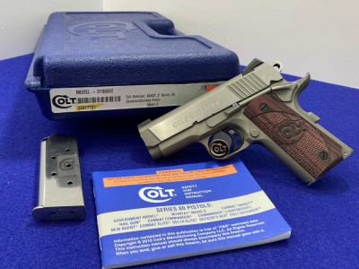 Colt Defender Lightweight .45ACP Cerakote 3" *DESIGNED FOR CONCEALED CARRY*