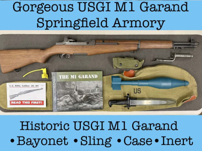 Beautiful M1 Garand USGI Springfield Armory WWII January 1943