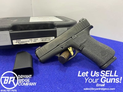 Glock G43X 9mm Black 3.41" *ULTRA RELIABLE SLIMLINE COMPACT HANDGUN*