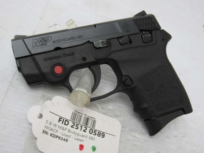 Smith & Wesson M&P Bodyguard 380 w/ Laser $.01 Start No Reserve 380 auto