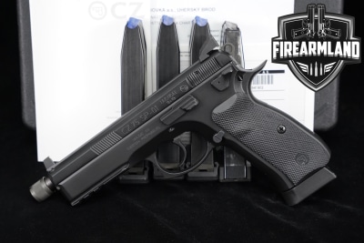 CZ 75 SP-01 TACTICAL 9mm 5.2" CZ75 SP01 THREADED +5 MAGS & ORIG CASE
