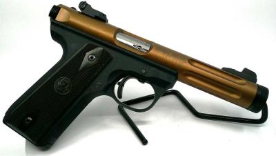 Ruger 22/45 Lite 22LR Bronze W/ Volquartsen Trigger