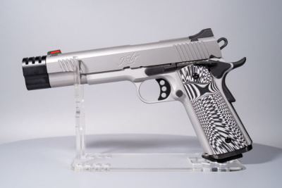 Kimber, Stainless LW with Compensator & 5” barrel, .45 ACP (item240)