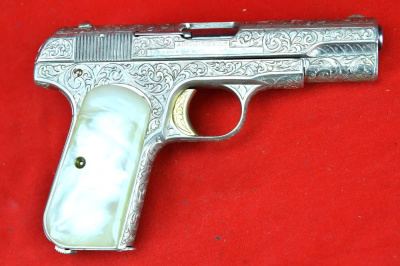 STUNNING, ENGRAVED Colt Model 1903 Hamerless Pistol - .32 ACP