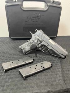 Kimber Pro Covert .45 ACP 4” Stainless Steel Slide, laser, with case +2mags
