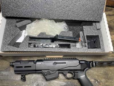 Ruger PC Charger 9mm Pistol W/ SB Folding Brace, Like New, 2 mags, box