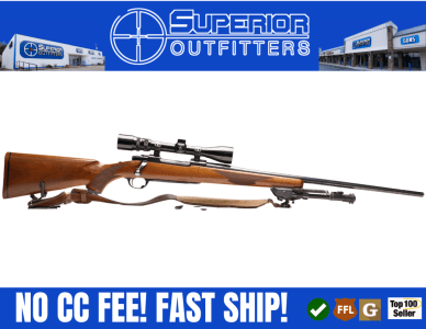 Ruger M77 7mm Rem Mag 24" Bolt Action Rifle MFG 1988 Period Accurate Scope